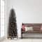 6.5ft. Pre-Lit Black Pencil Fraser Fir Artificial Christmas Tree, Clear Lights